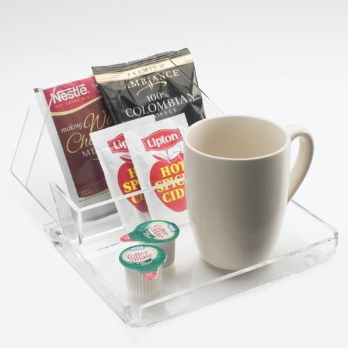 Coffee Amenity Caddy, Clear